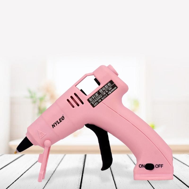Kids Mini Hot Glues Guns with 20Pcs Glues Sticks Melting Adhesive Glues Guns Kit for Small Art Craft Projects Repair