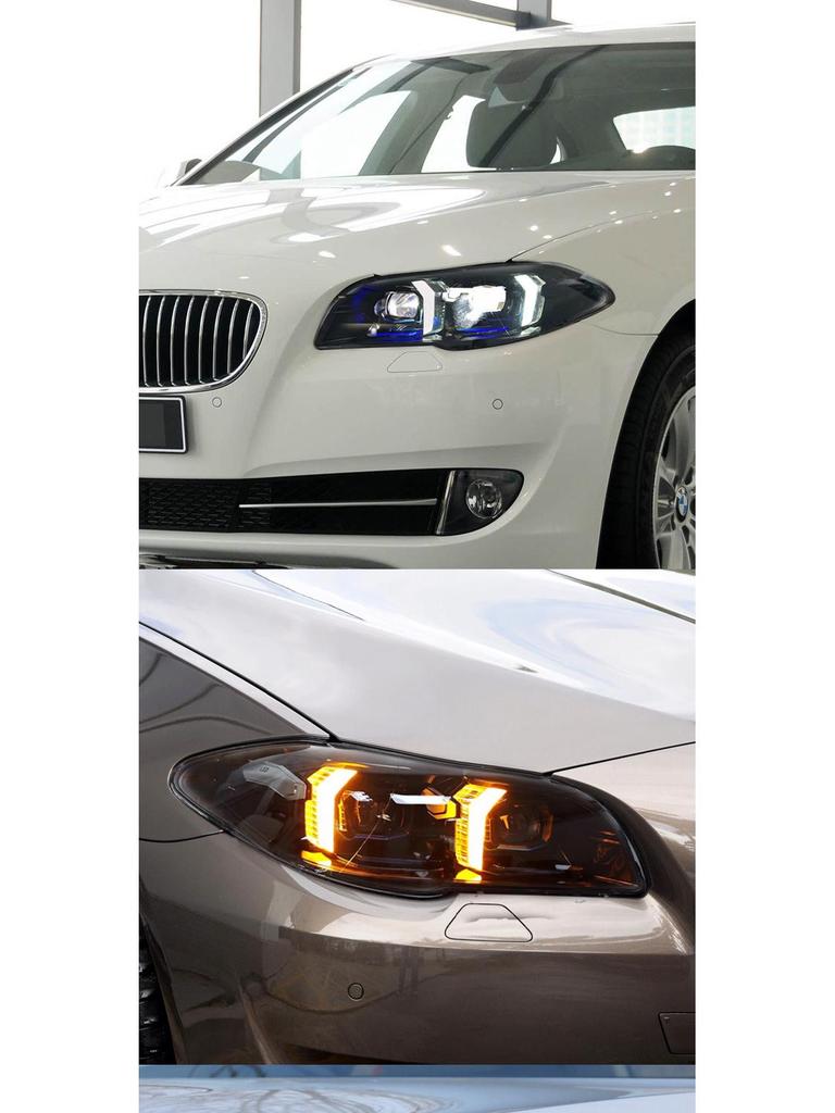 BMW 5 Series F10/F18 Headlight Assembly with LED Lens & Turn Signal (2011-2017)