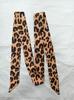 Leopard Print Silk Scarf: Versatile Hair Accessory & Neckerchief
