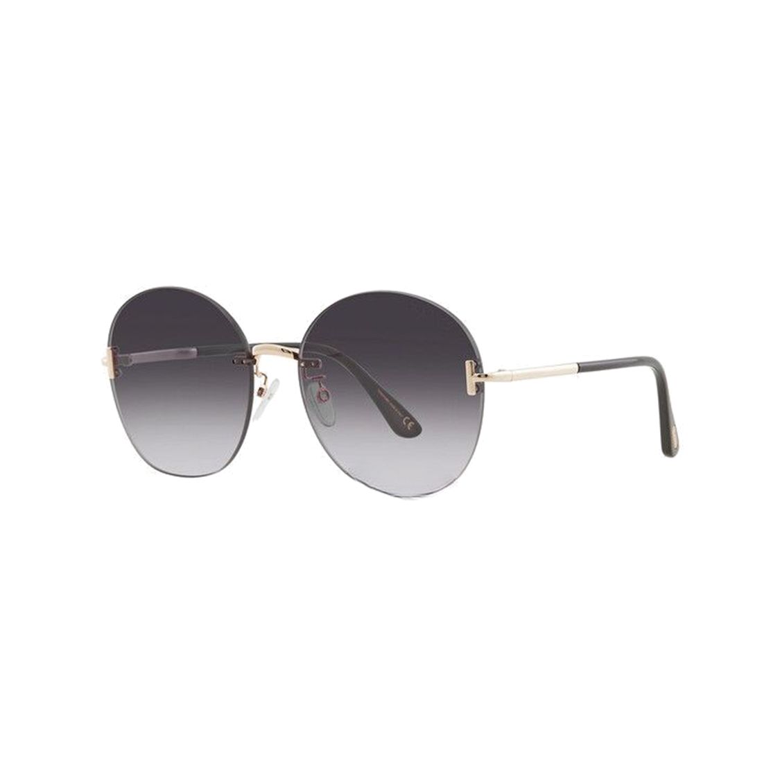 

Tom Ford Logo Metal Round Sunglasses Women sunglasses Gold FT0896K28B63 63,Gold