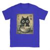 Kawaii Ramen Cat Retro Japanese Noodles Artwork Men T Shirt  Vintage Tee Shirt Short Sleeve O Neck T-Shirt Cotton Gift Idea Tops