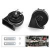 Loud Sound 410DB Electric Snail Air Horn for Car Motorcycle Boats Double Tone 12V