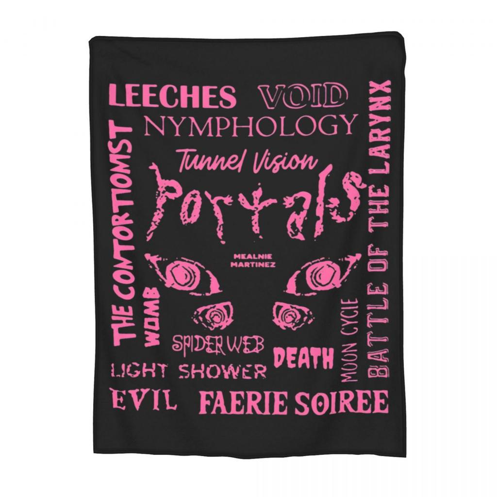 Melanie Martinez Portals Koc Polarowy na Cały Sezon Oddychający Lekki Cienki Koc Narzuta na Sofę Podróż Pościel Narzuty