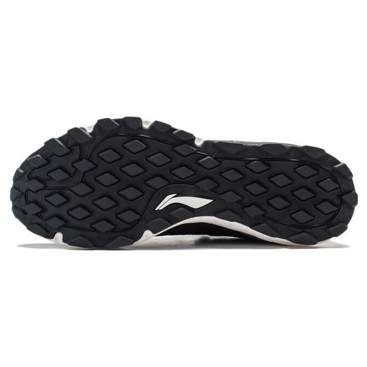 Li Ning Cushioning Slip Resistant Abrasion Resistant Low top Running Shoes Women's Black ARNT012-2