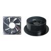 12V Solar Powered Inline Exhaust Fan For Air Quality Control In Grow Rooms Offices 5.5x2.1mm Female Connectors