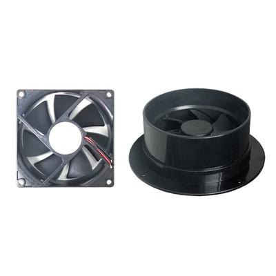 Kraftfull 12V Solcellsdriven Ventilationsfläkt Kanalfläkt För Hemmabruk Badrumsavluft Höga Luftflöden 5,5x2,1 mm Hona Gränssnitt