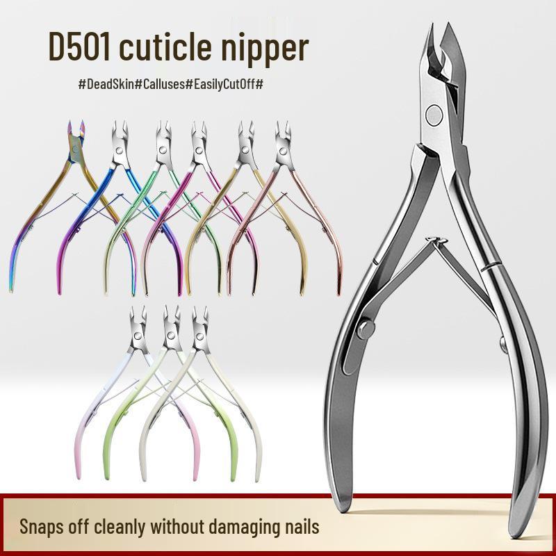 D501 Professional High-Grade Cuticle Nipper Set for Nail Art and Repair