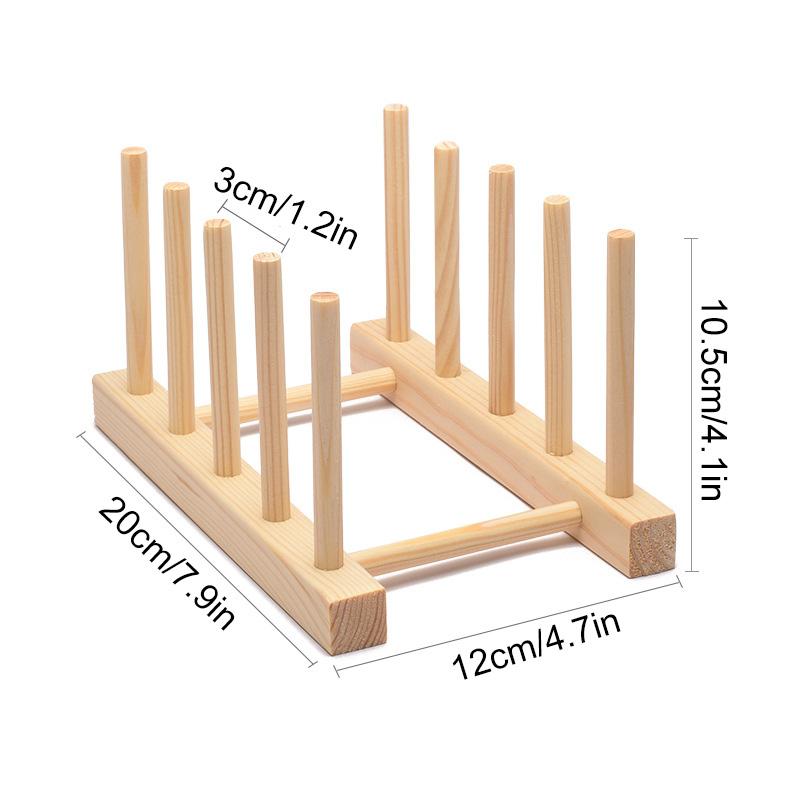 

1 шт. столовая посуда 2/3/4/5/6/7/8 сеток сушилка полка DIY держатель деревянная кухонная витрина сушилка 4Grids