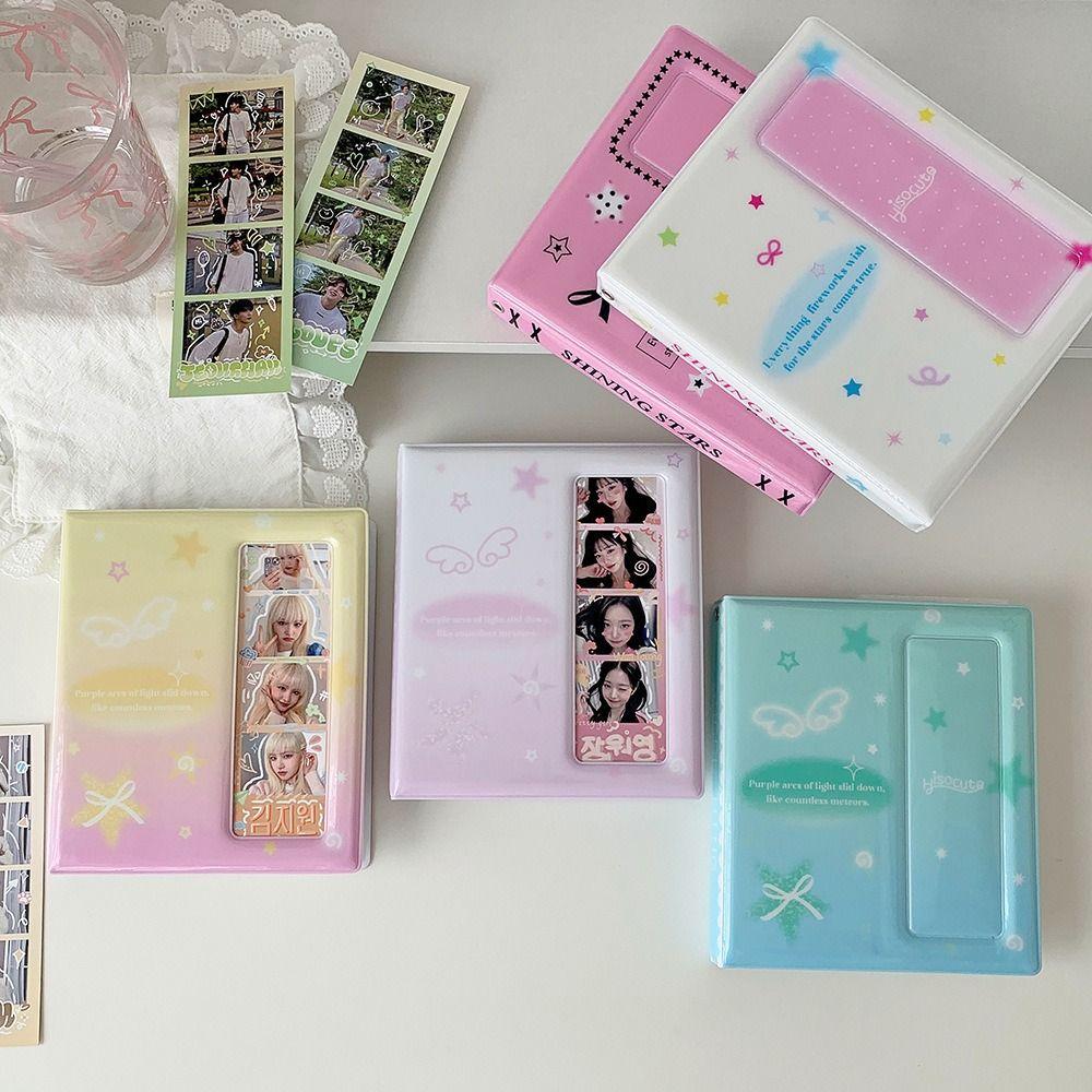 Transparent Inner Pages Photo Album 5 Inch Kpop Photo Card Book Holder Idol Card Collection Book