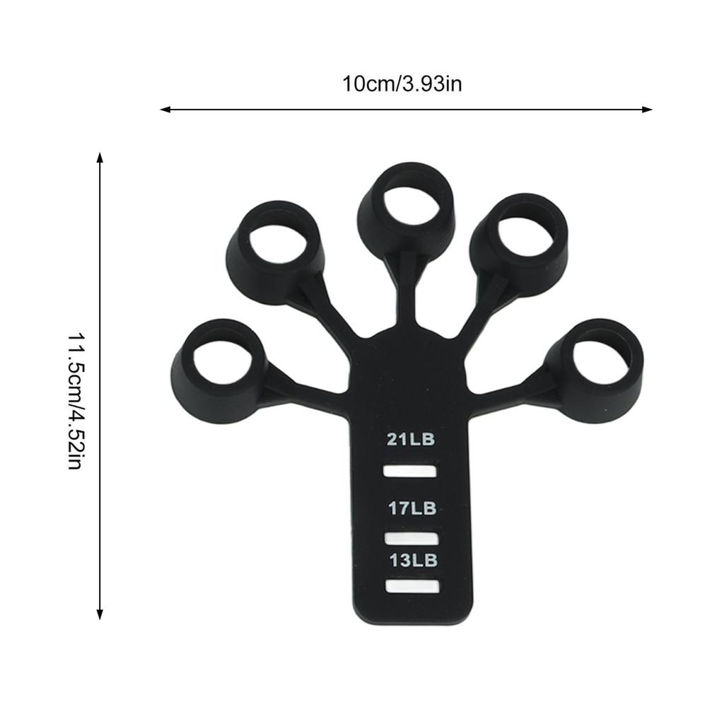 Finger Trainer Hand Exerciser 6 Resistant Level Soft Silicone Hand Strengthener for Athletes