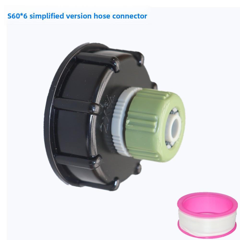 PVC Bulkhead Fitting Water Tank Replacement Spigot Drainage Faucet Connector for Rain Barrels Aquariums Ponds