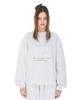 Isjabaibeu [Iss004-2] Izv Crystal Logo Sweatshirt - Light Gray