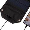 SPB6Z Foldable 6 Solar Panel Charger 12W 5V Portable Solar Charger for Outdoor Hiking Camping