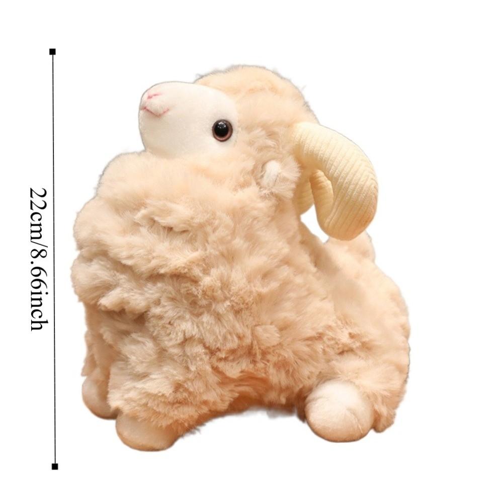 Cartoon Sheep Plush Doll Simulation Animal Fluffty Doll Creative Lamb Plush Toy Birthday Gift