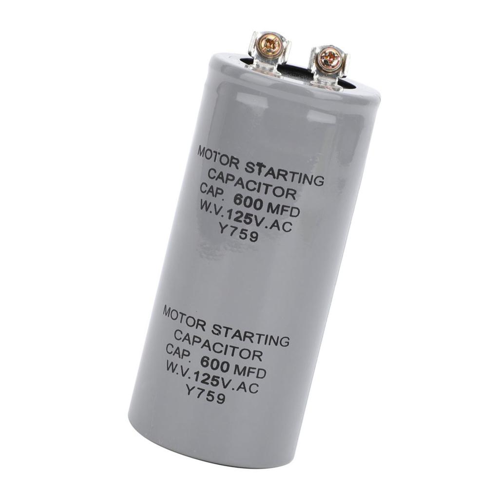 CD60 600MFD 125VAC Motor Starting Running Capacitor 43x102mm