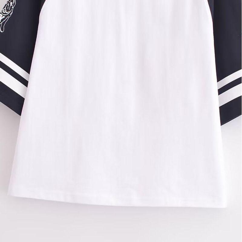 Kaslead New Arrival Women's Fashion Style Fashion Printed Cotton Loose Short Sleeve Round Neck T-shirt 4174310