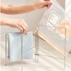 Stainless Steel Kitchen Dishcloth Rack Drain Function Space Saving Dishwashing Cloth Storage Vertical Design Kitchen Drying Rack