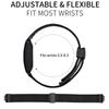 Milanese Stainless Steel Band for Fitbit Inspire HR/Inspire 2/Inspire Herringbone Black Watch Strap