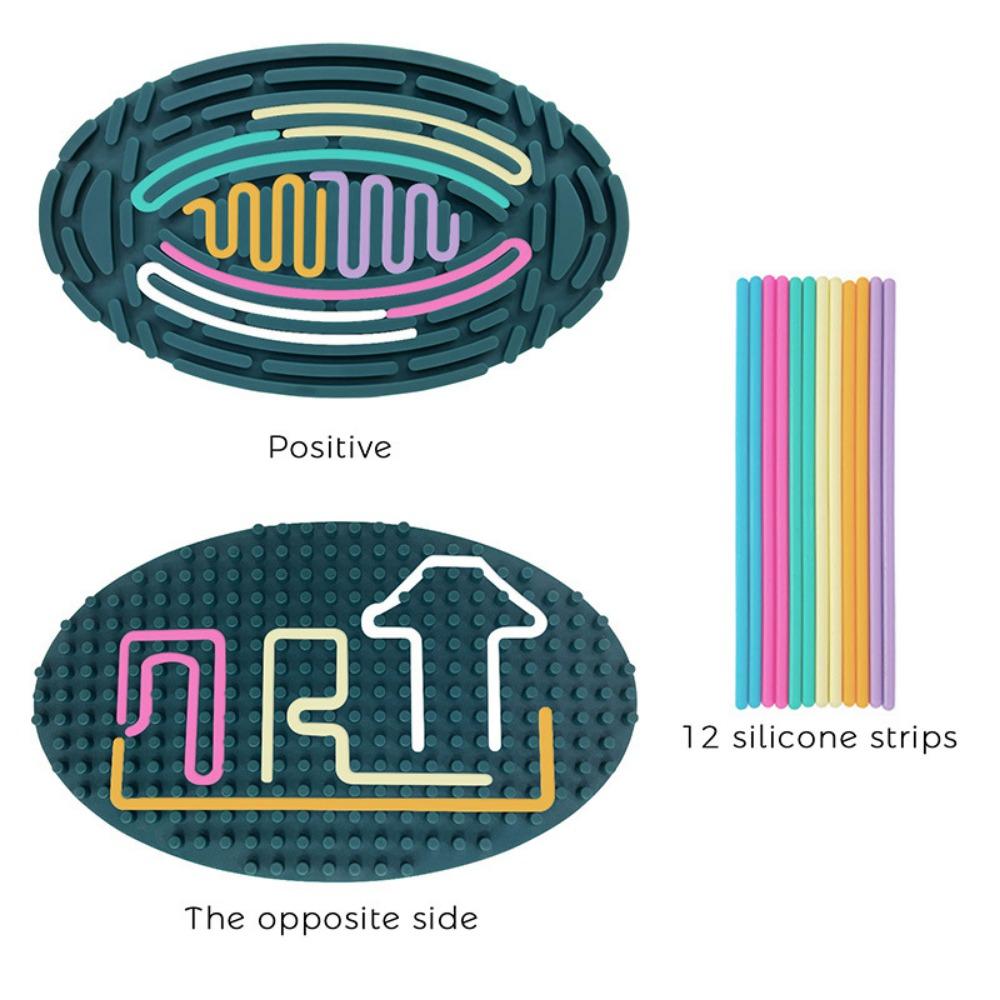 Ability Training Sensory Activity Board Silicone Kids Busy Board Silent Sensory Board  Infant Baby