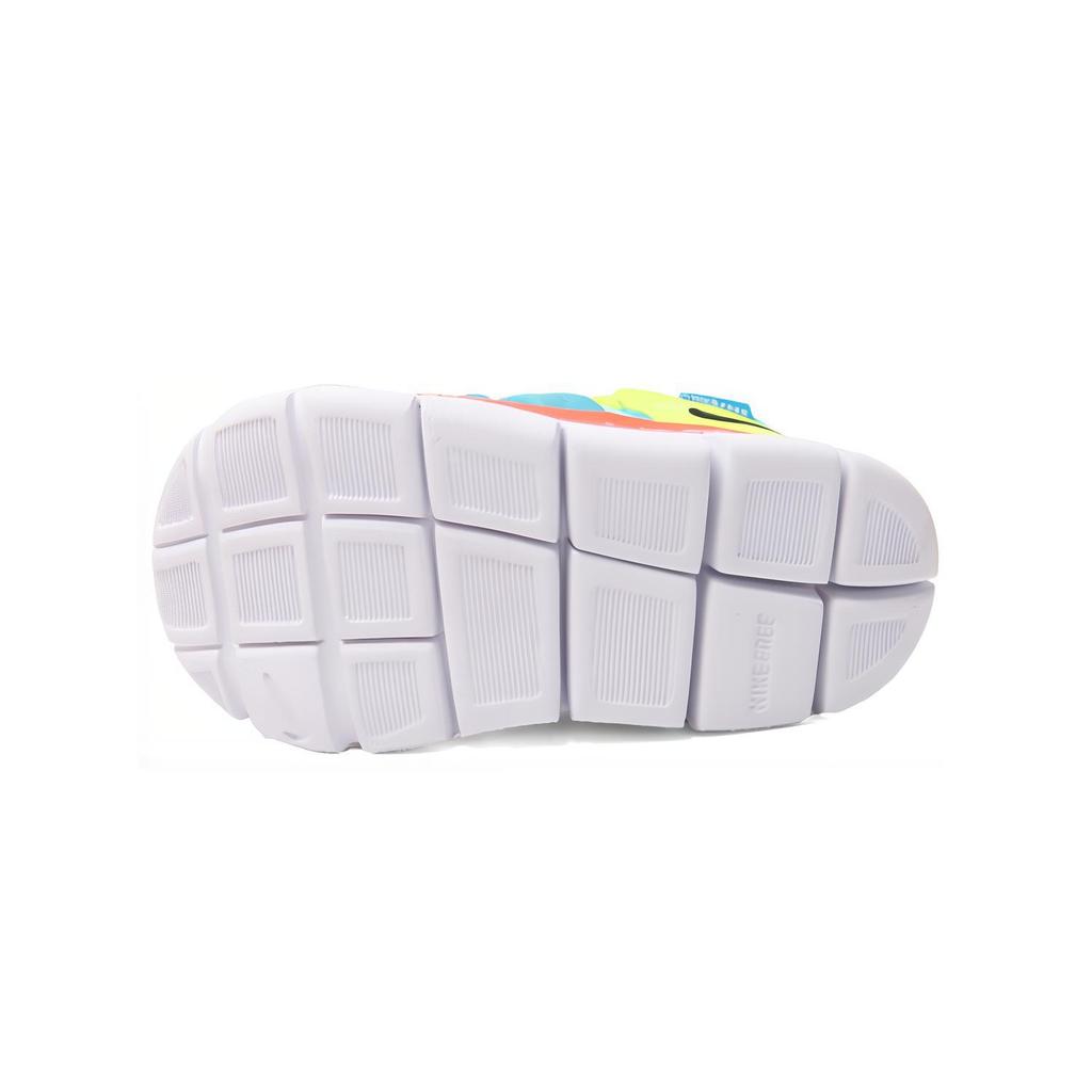 Nike Dynamo Free Light Blue Fury Volt Slip Resistant Cushioning Low Top Toddler Shoes Blue Infant And Toddler 343938-423