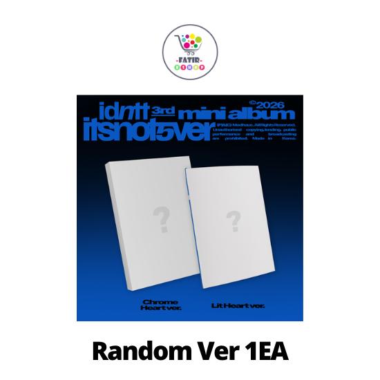 idntt 3-й мини-альбом itsnotover No POB Random