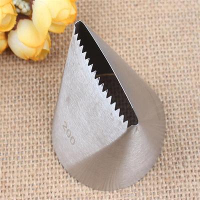 Beccuccio extra large in acciaio inox per glassa, ugelli per decorare torte alla crema, punta per pasticceria, accessori per la cottura del fondente