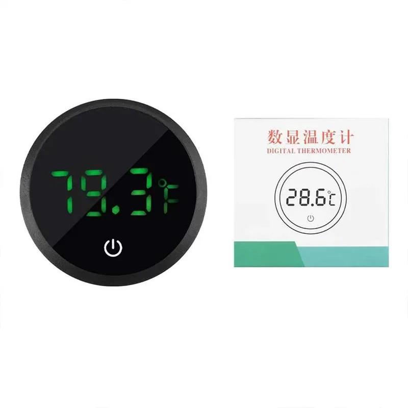 Lcd Digital Fish Tank Mini Thermometers Aquarium Self-Adhesive Thermometer  Large Screen Monitor Terrarium Temperature Meter