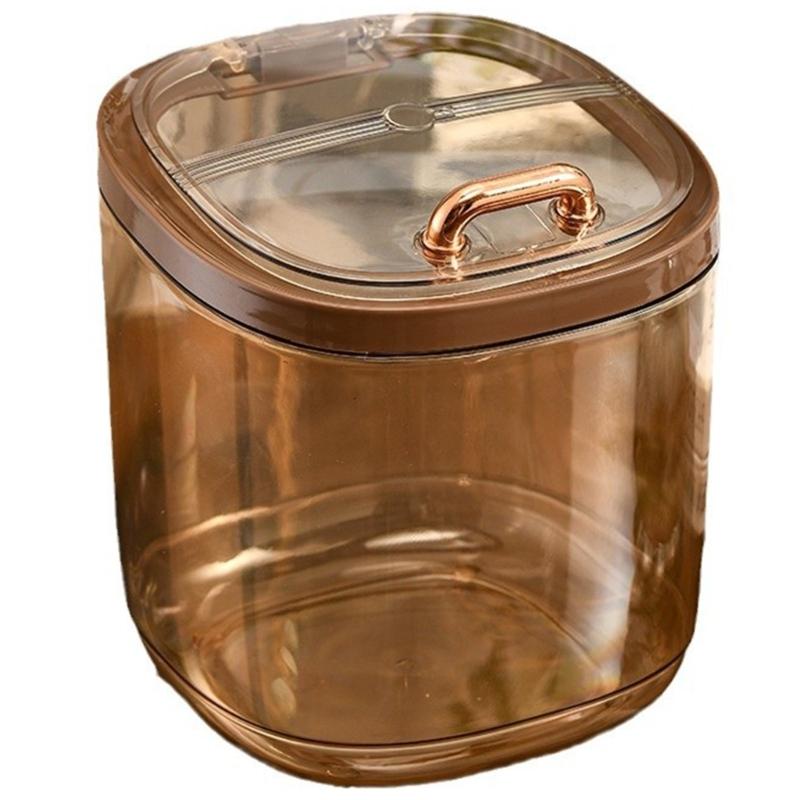 Press Lid Design Desktop Trash Can With Odor Locking Function Devil Shape Waste Container For Home Office Bedroom Decors