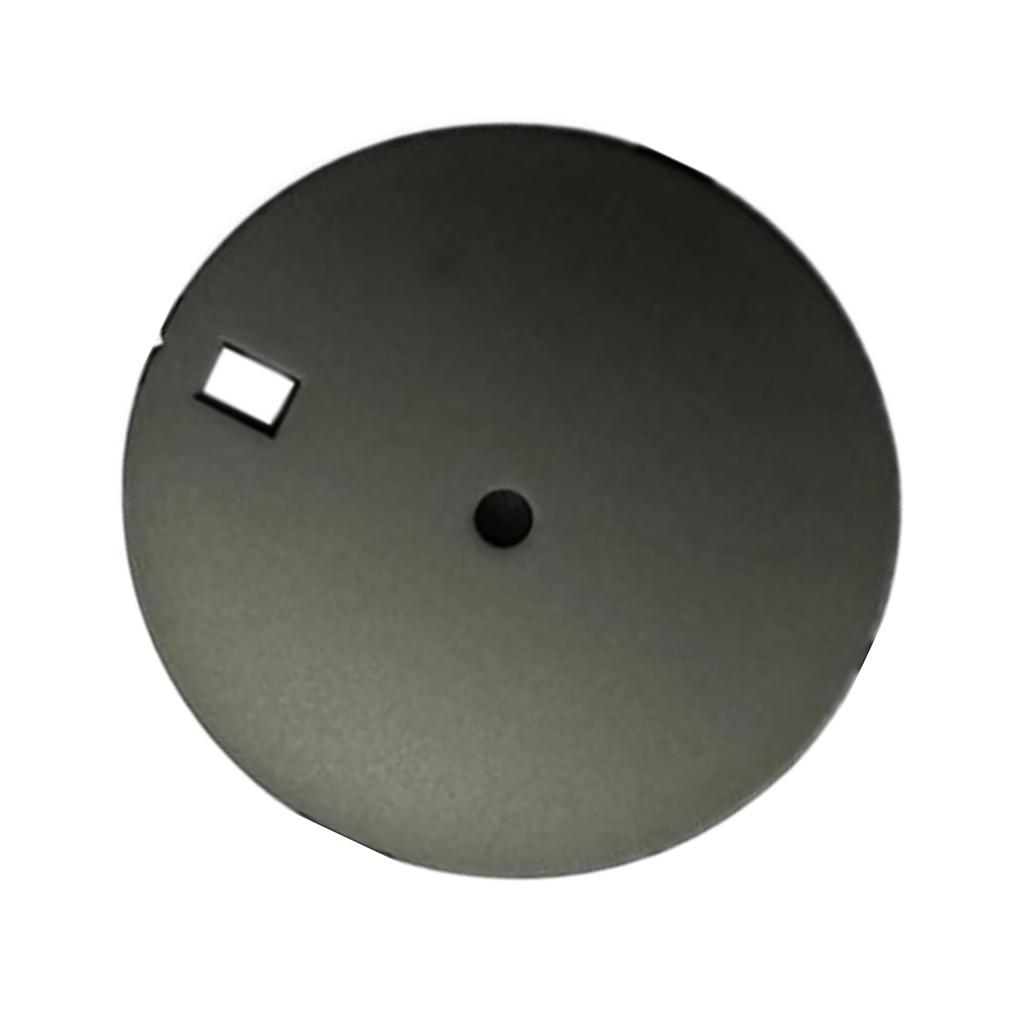 Black Single Calendar Watch Dial At 3.8 Crown Watch Face Replacement for NH35 4R35 6R15 Watch Movement Accessories Spare Parts