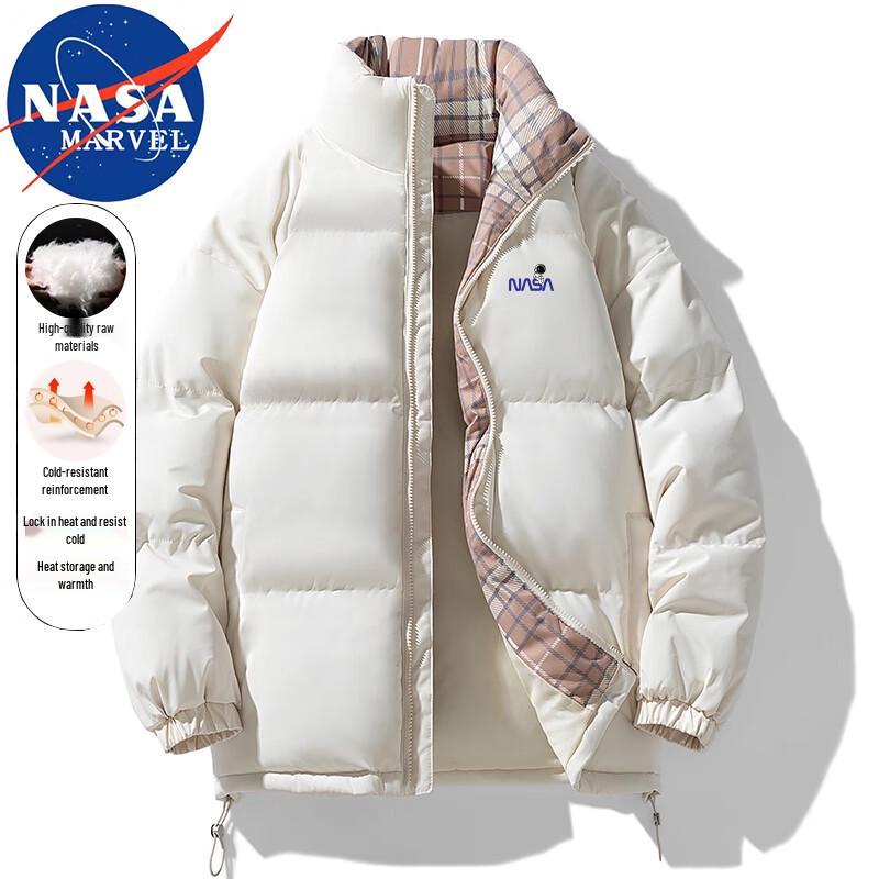 NASA MARVEL Men's Stand Collar Padded Jacket