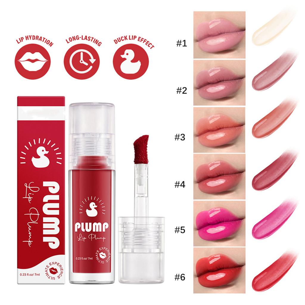 Plump & Shine Lip Gloss - 1Pc Moisturizing Lip Plumper with Ultra-Glossy Finish, Nourishing Formula for Naturally Fuller Lips