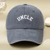 Letter Printed Washed Old Hat Old Dad Hat, Men's and Women's Retro Baseball Cap Peaked Cap Outdoor Hat