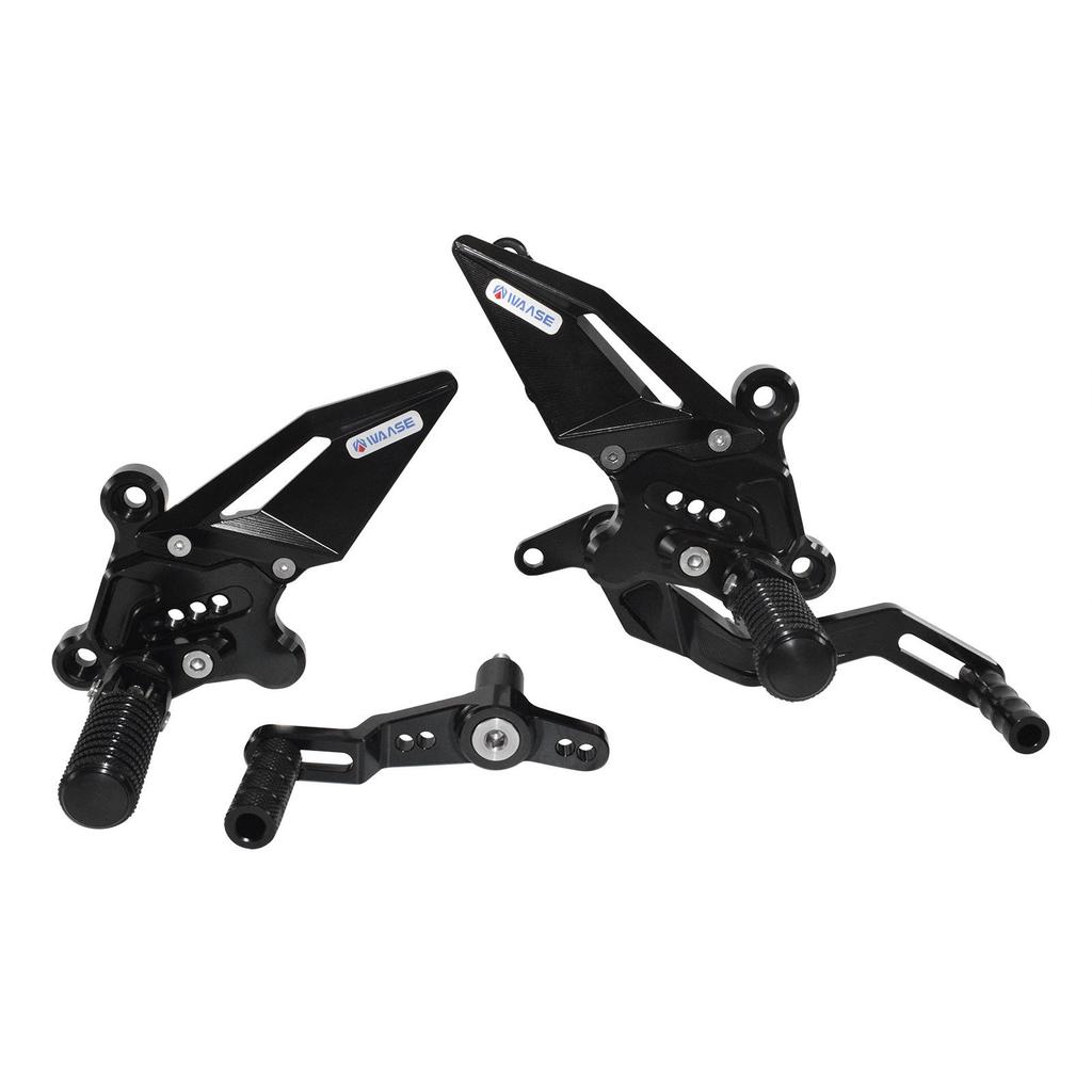 Yamaha XSR900 22-23 Adjustable Raised Rear Footpegs & Folding Pedal Assembly