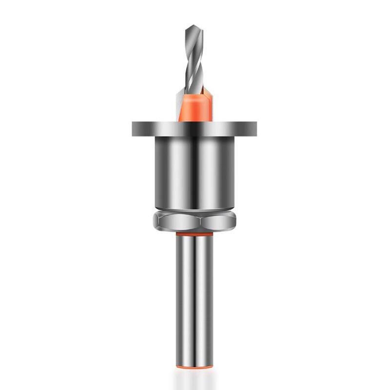 8mm Shank HSS Countersink Woodworking Router Bit Milling Cutter Screw Extractor Remon Demolition
