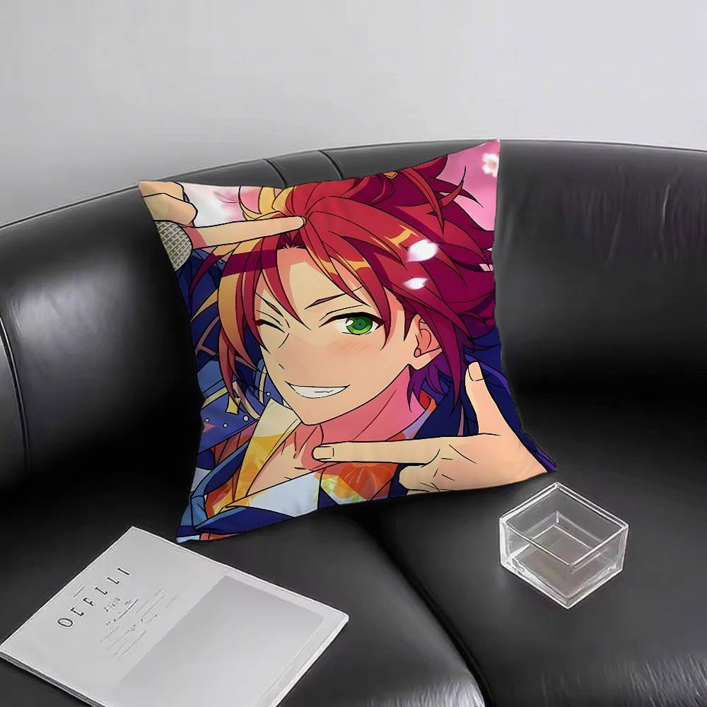1pc Mao Isara Pillow Case Fashion Square Pillowcase Bedroom Sofa Room Ins Decoration Leisure