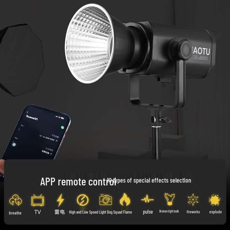 Miaotu CL200D 200W LED Continuous Photography Fill Light with Softbox