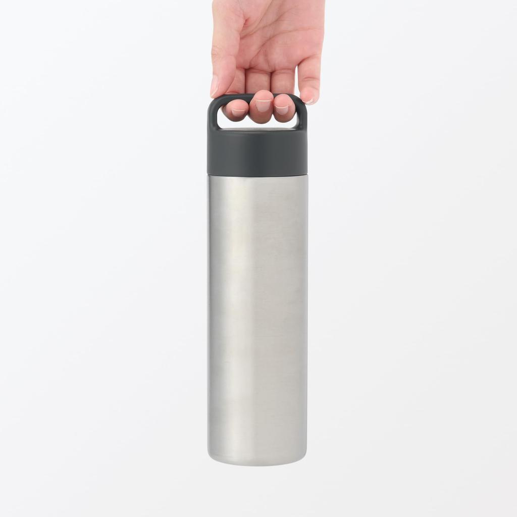 MUJI Vacuum Insulated Insulated Bottle with 76048985 Handle, 500mL,