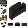 3pcs Silicone Guitar Pick Holder, Headstock Mounted Plectrum Grip for Guitar & Bass Additions – Secure & Durable Pick Keeper