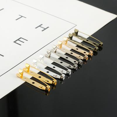 Beliebte Hohe Qualität 15/20/25/30/35mm 10 Teile/los Für Schmuck Machen DIY Blank Basis Clip Einstellungen Sicherheitsnadeln Basis Pins Brosche Schmuck Zubehör