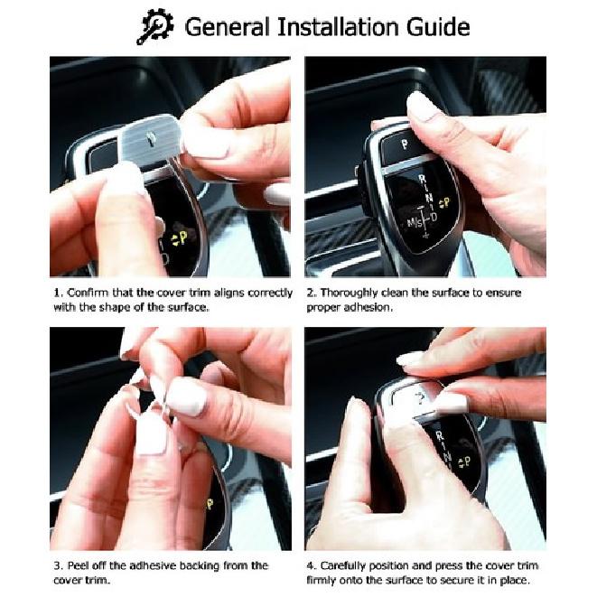 Sports Red Shift Knob P Button Cover Trim For BMW Gxx 5 7 6GT X3 X4 Standard