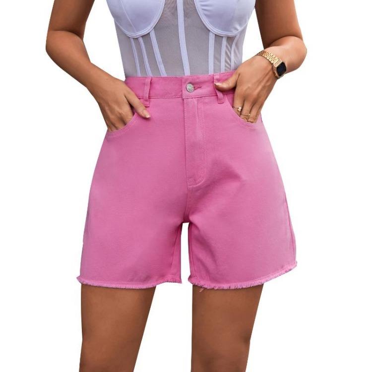 Women Summer Casual Chic Comfortable High Waist Loose Blue Jean Denim Shorts Femme Fashion Trendy