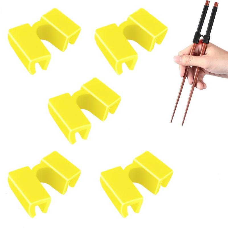 5/6/8PCS Training Chopsticks for Adults Beginner Trainers or Learner - Only Chopsticks Trainers Helpers Plastic Hinges Connector