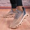 New Fashion Green Men's Running Shoes Big Size 47 Breathable Blade Shoes Trainers Men Lightweight Sports Shoes Zapatillas Hombre