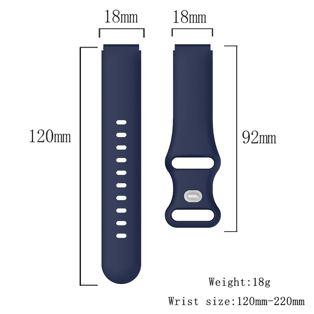 Straps Compatible with Huawei Watch GT5 41mm Waterproof Silicone Wristband for Huawei Watch GT5/GT4/GT5 Pro 18mm Universal Strap