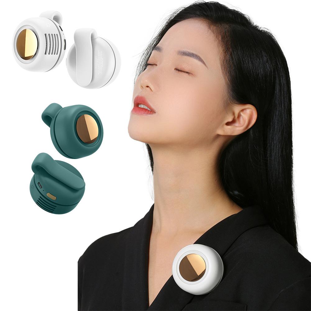 Mini Waist Fan with 3 Speeds Handheld Fan Rechargeable Battery Personal Body Fan for Outdoor Work Hiking Travel
