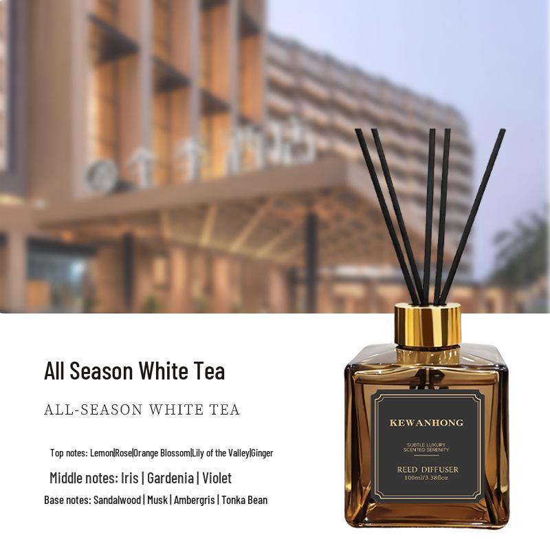 2026 Indoor Aromatherapy Rattan Diffuser: Flameless, Long-lasting Hotel Fragrance for Home Odor Removal