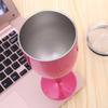 10oz Stainless Steel Vacuum Thermos Tumbler Cups With Slider Lid Insulated Leakproof Travel Wine Cup Water Cup Beer Bottle