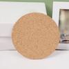 Cup Mat Natural Round Wooden Pad Durable Non-Slip Cork Coaster Tea Coffee Mug Drinks Holder for Table Decor DIY Tableware