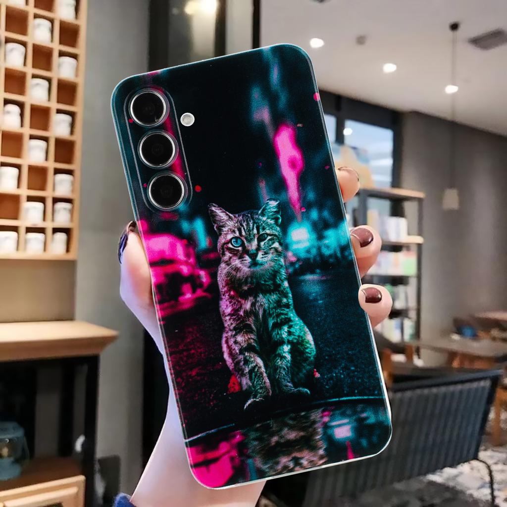 For Samsung Galaxy A35 5G Soft TPU Case Pattern Printing Shockproof Phone Cover