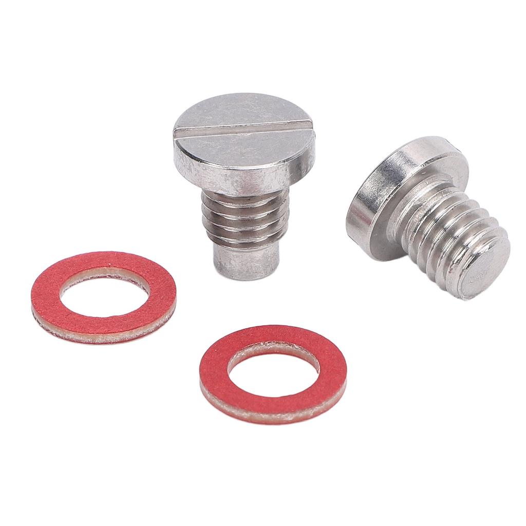 Lower Unit Drain Plug Screw Kit Stainless Steel 90340 08002 for Outboard Engine 5HP 6HP 8HP 9.9HP 15HP 90HP 115 to 300HP
